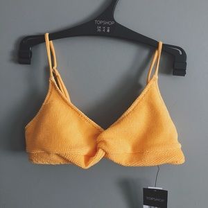 Yellow/orange TopShop Bikini Top